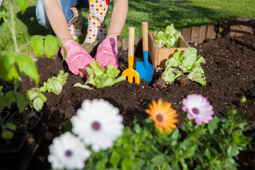 Insurance and compliance documentation held by a Gardening Hackney contractor on-site
